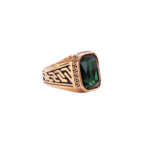 Anillo Ébano Esmeralda
