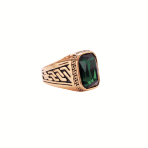 Anillo Ébano Esmeralda