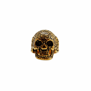 Anillo Aureus Dorado de acero quirúrgico con acabado dorado, diseño exclusivo para hombres sofisticados