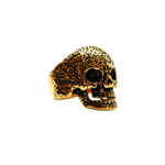 Anillo Aureus Dorado de acero quirúrgico con acabado dorado, diseño exclusivo para hombres sofisticados