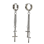 Candonga Dual Cross en acero inoxidable con cruz colgante – BKM Store